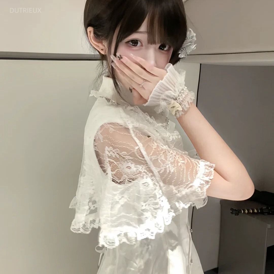 Korean Style A Line Shirt Dress - Robe Lolita Y2K style gothique japonais