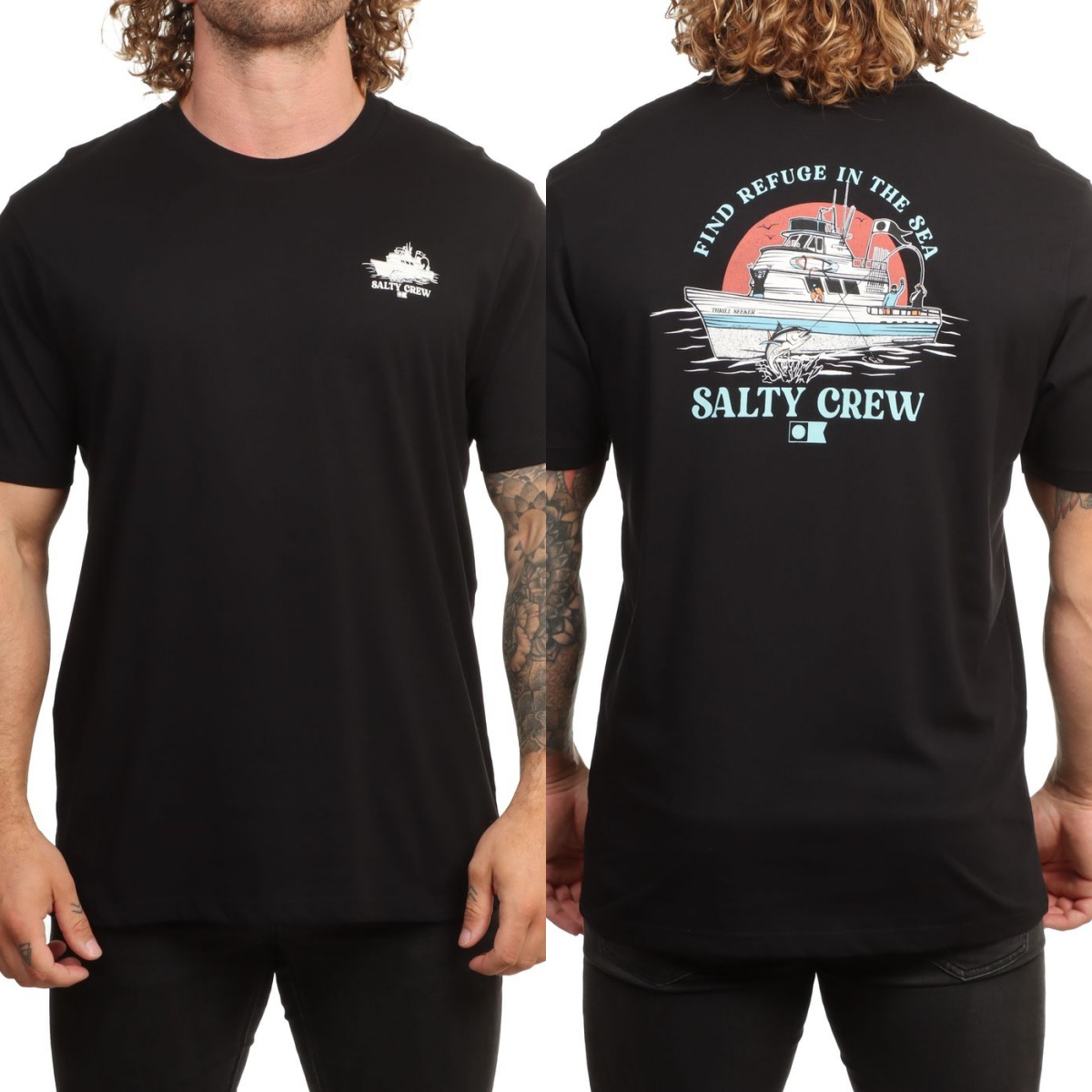 Tops - T-shirt en coton graphique Rare Salty
