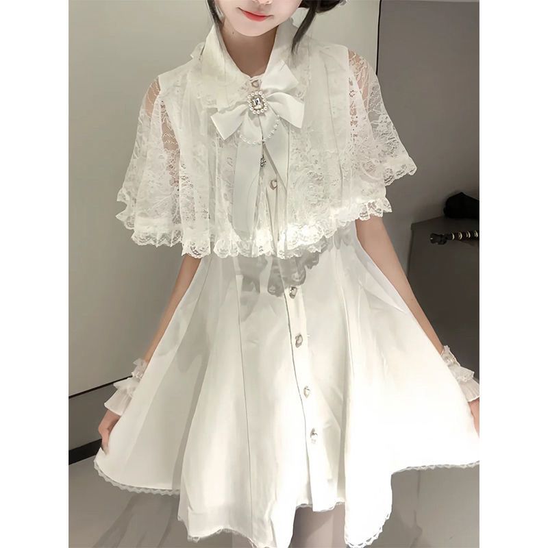 Robe Lolita Y2K style gothique - Korean Style A Line Shirt Dress avis et prix