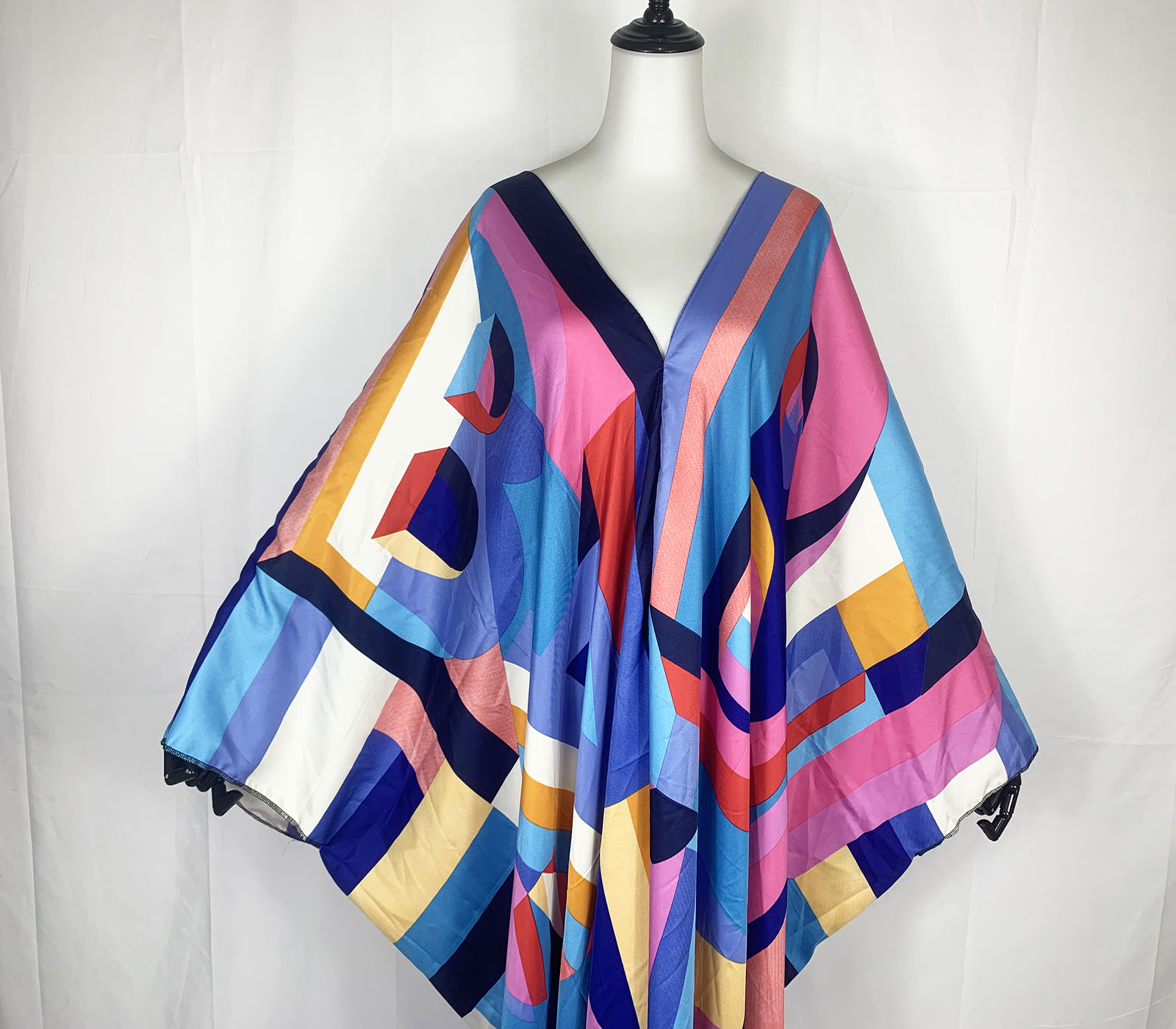 Robe maxi musulmane multicolor - Boho Summer Beach Maxi Dress avis et prix