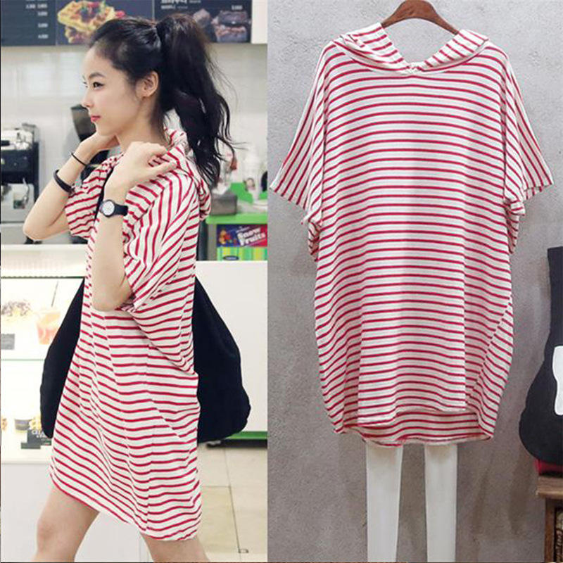 Robe T-shirt ample à manches c - Korean Style A Line Shirt Dress avis et prix