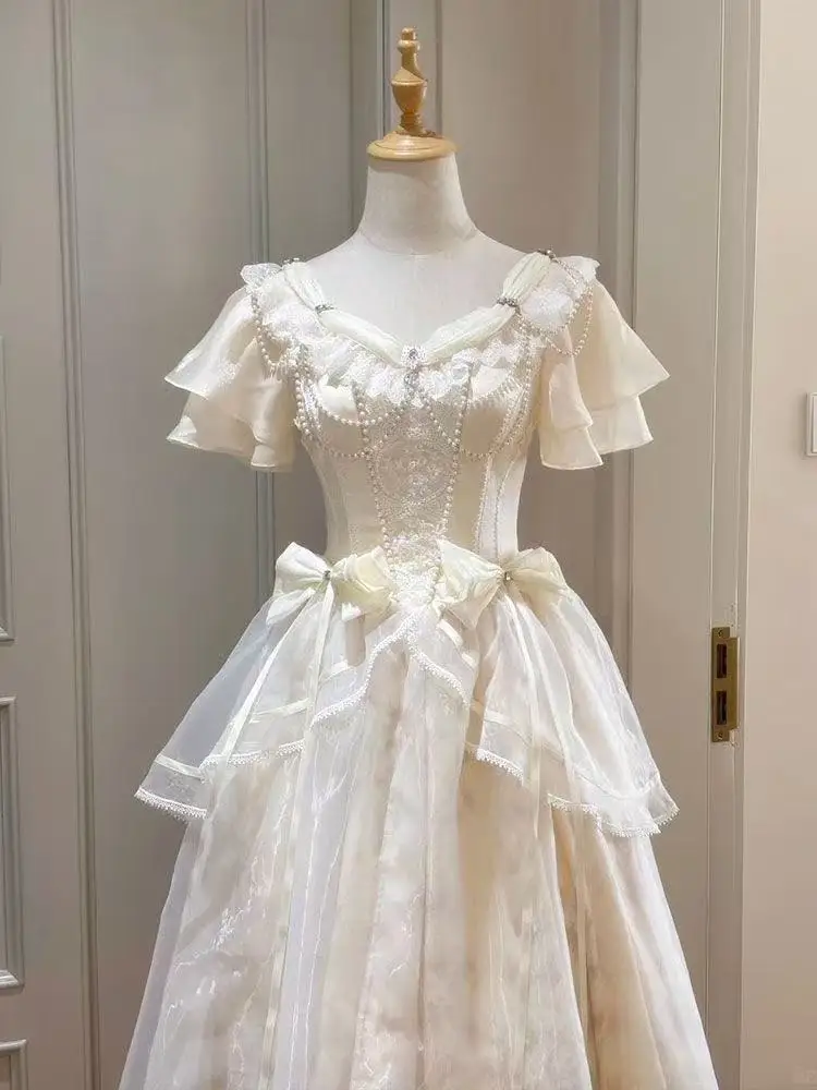 Robe longue Style forêt pour f - French Vintage Floral Midi Dress avis et prix