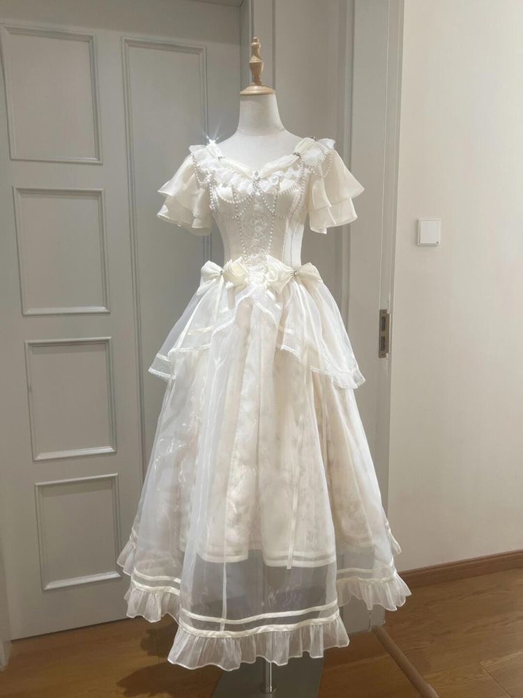 Robe longue Style forêt pour f - French Vintage Floral Midi Dress avis et prix