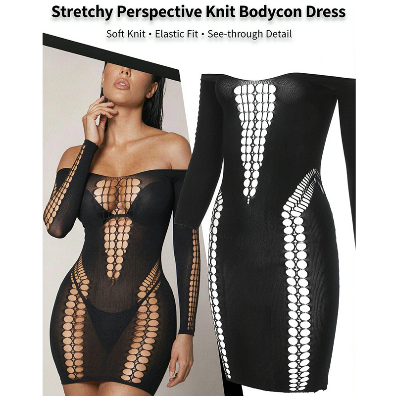 Robe de plage transparente à m - Sexy Mesh Sheer Bodycon Dress avis et prix