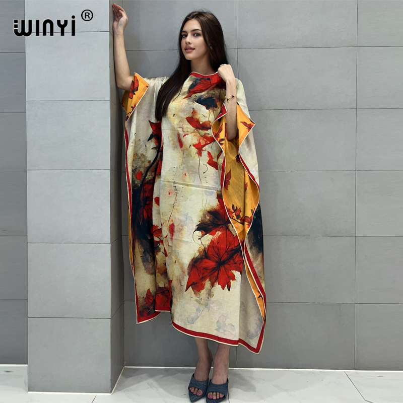 WINYI-Robe de plage de haute q - Boho Summer Beach Maxi Dress avis et prix