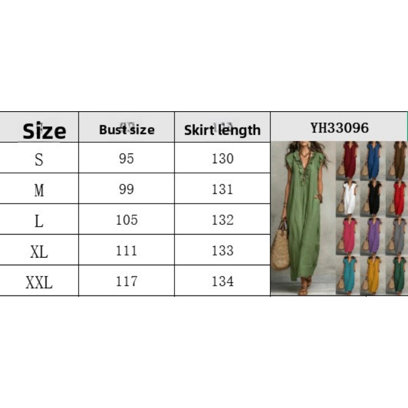 Robe longue maxi bohème à manc - Boho Summer Beach Maxi Dress avis et prix